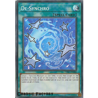 Yugioh HISU-EN044 De-Synchro Super Rare 1st Edition NM