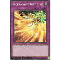 Yugioh HISU-EN045 Phoenix Wing Wind Blast Super Rare 1st Edition NM