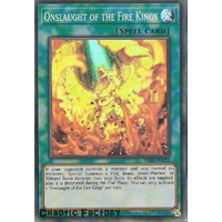 Yugioh HISU-EN055 Onslaught of the Fire Kings Super Rare 1st Edition NM