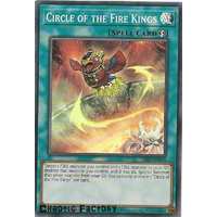 Yugioh HISU-EN056 Circle of the Fire Kings Super Rare 1st Edition NM