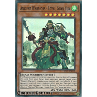 IGAS-EN012 Ancient Warriors - Loyal Guan Yun Super Rare 1st Edition NM