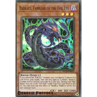 Yugioh INCH-EN030 Basilius, Familiar of the Evil Eye Super Rare 1st Edtion NM