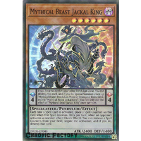 Yugioh INCH-EN048 Mythical Beast Jackal King Super Rare 1st Edtion NM