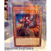 INFO-EN017 Fiendsmith Engraver Quarter Century Secret Rare 1st Edition NM