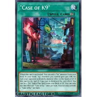 JUSH-EN040 A Case for K9 Super Rare 1st Edition NM