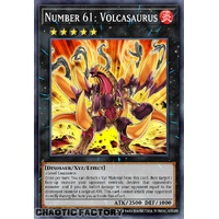 JUSH-EN043 Number 61: Volcasaurus Rare 1st Edition NM