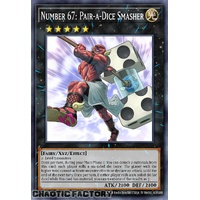 JUSH-EN058 Number 67: Pair-a-Dice Smasher Super Rare 1st Edition NM