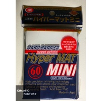 Kmc Sleeves Hyper Mat Mini White (60 Sleeves/pack) - Mini/Small Size - YGO/Vanguard