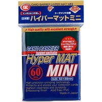 KMC Sleeves Hyper Mat Mini Green (60 Sleeves/pack) - Mini Size