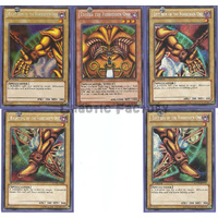 Yugioh Exodia The Forbidden One Secret rare Complete Set LCYW 1st Edition NM