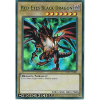 LDS1-EN001 Red-Eyes Black Dragon Green Ultra Rare 1st Edition NM