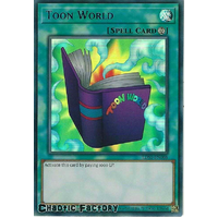 LDS1-EN068 Toon World (alternate art) Blue Ultra Rare 1st Edition NM