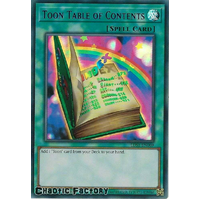 LDS1-EN069 Toon Table of Contents Purple Ultra Rare 1st Edition NM