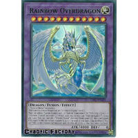 LDS1-EN101 Rainbow Overdragon Green Ultra Rare 1st Edition NM