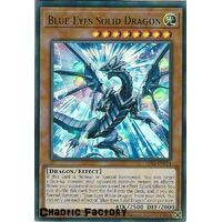 LDS2-EN014 Blue-Eyes Solid Dragon Green Ultra Rare 1st Edition NM