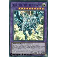 LDS2-EN019 Blue-Eyes Twin Burst Dragon Blue Ultra Rare 1st Edition NM
