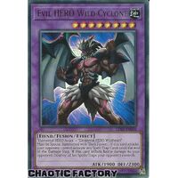 LDS3-EN030 Evil HERO Wild Cyclone Ultra Rare 1st Edition NM