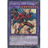 LDS3-EN104 Elemental HERO Sunrise Secret Rare 1st Edition NM FACTORY SEALED