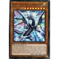 Yugioh LED3-EN002 Blue-Eyes Solid Dragon‎‎ Ultra Rare 1st Edition NM