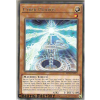 Yugioh LED3-EN013 Cyber Pharos Rare 1st Edition NM