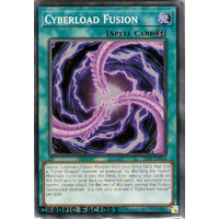 Yugioh LED3-EN014 Cyberload Fusion Super Rare 1st Edition NM
