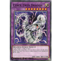 Yugioh LED3-EN018 Cyber Twin Dragon Common 1st Edition NM