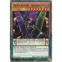 Yugioh LED3-EN050 Abyss Actor - Superstar Common 1st Edition NM