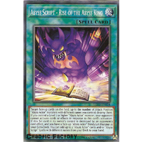 Yugioh LED3-EN054 Abyss Script - Rise of the Abyss King Common 1st Edition NM