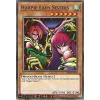 Yugioh LED4-EN006 Harpie Lady Sisters Common 1st Edition NM