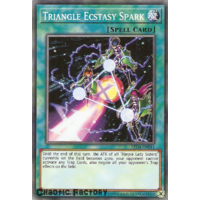 Yugioh LED4-EN011 Triangle Ecstasy Spark Common 1st Edition NM