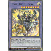 Yugioh LED4-EN012 Cyber Angel Izana Super Rare 1st Edition NM