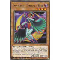 Yugioh LED4-EN046 Lunalight Emerald Bird Rare 1st Edition NM