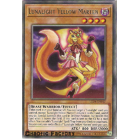 Yugioh LED4-EN047 Lunalight Yellow Marten Rare 1st Edition NM
