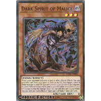 Yugioh LED5-EN003 Dark Spirit of Malice Super Rare 1st edition NM