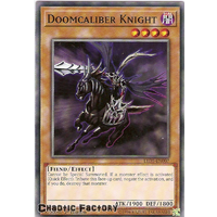 Yugioh LED5-EN007 Doomcaliber Knight Common 1st edition NM