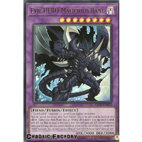 LED5-EN012 Evil HERO Malicious Bane Ultra Rare 1st edition NM
