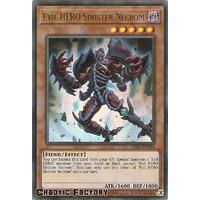 Yugioh LED5-EN014 Evil HERO Sinister Necrom Ultra Rare 1st edition NM