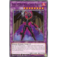 Yugioh LED5-EN020 Evil HERO Malicious Fiend Common 1st edition NM