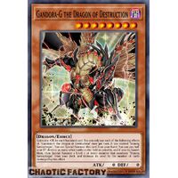 LEDE-EN001 Gandora-G the Dragon of Destruction Secret Rare 1st Edition NM