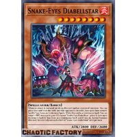 LEDE-EN011 Snake-Eyes Diabellstar Ultra Rare 1st Edition NM