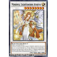 LEDE-EN043 Minerva, the Athenian Lightsworn Ultra Rare 1st Edition NM