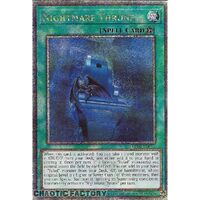 Quarter Century Secret Rare LEDE-EN061 Nightmare Throne 1st Edition NM