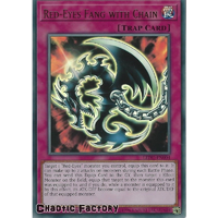 Yugioh Red-Eyes Fang with Chain - LEDU-EN004 - Ultra Rare 1st Edition NM