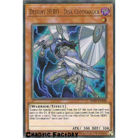 Yugioh LEHD-ENA08 Destiny HERO - Disk Commander Ultra Rare 1st Edition NM