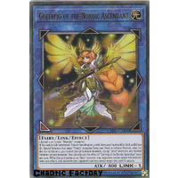 Yugioh LEHD-ENB00 Gulveig of the Nordic Ascendant Ultra Rare 1st Edition NM