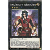 Yugioh LEHD-ENC39 Dante, traveler of the Burning Abyss Common 1st Edition NM