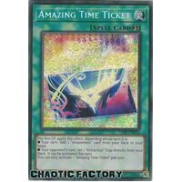 LIOV-EN056 Amazing Time Ticket Secret Rare 1st Edition NM