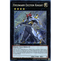 Evilswarm Exciton Knight - LVAL-EN056 - Secret Rare 1st Edition NM