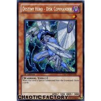 Destiny Hero - Disk Commander - LCGX-EN133 - Secret Rare 1st Edition NM