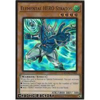 MAGO-EN004 Elemental HERO Stratos Alternate Art Premium Gold Rare 1st Edition NM